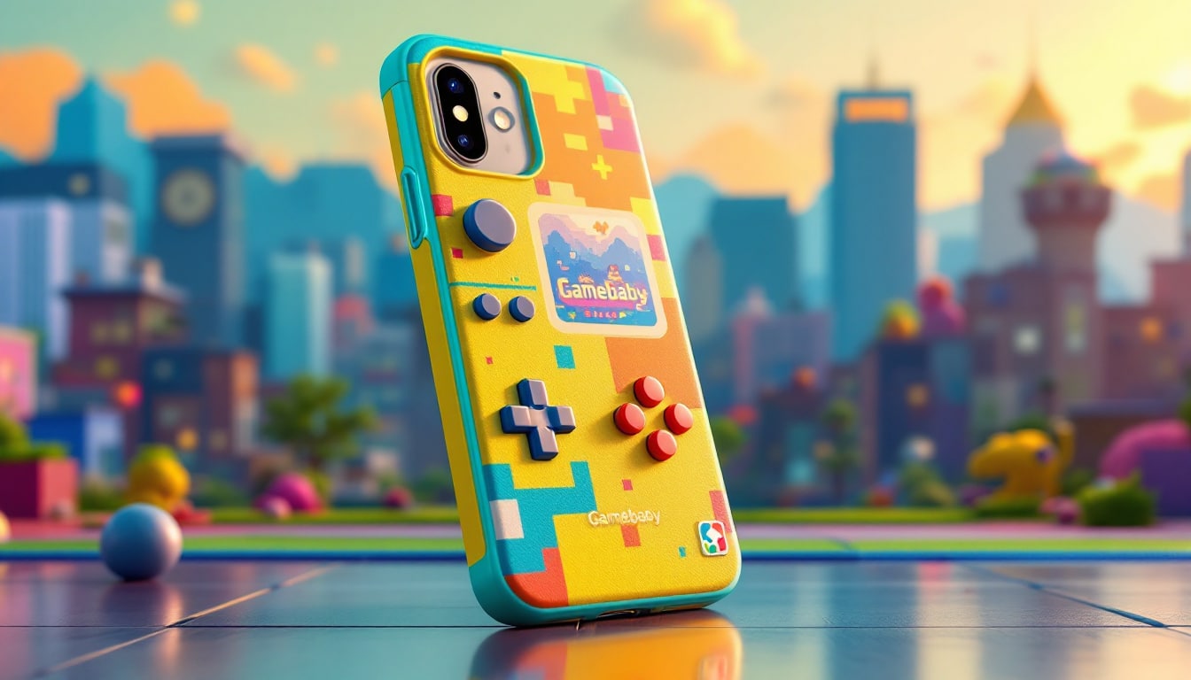 découvrez la coque gamebaby pour iphone, la solution parfaite pour redécouvrir vos jeux rétro préférés sur mobile. avec son design ergonomique et ses fonctionnalités optimisées, plongez dans l'univers rétro tout en protégeant votre appareil !